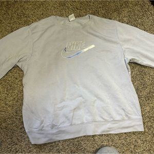 nike purple/blue crewneck